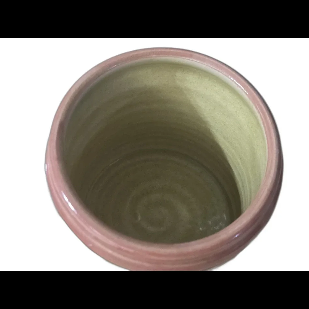 Hot Fresco Pottery 2 piece Dip Cooler Warmer Stoneware Pottery Handmade in USA‎